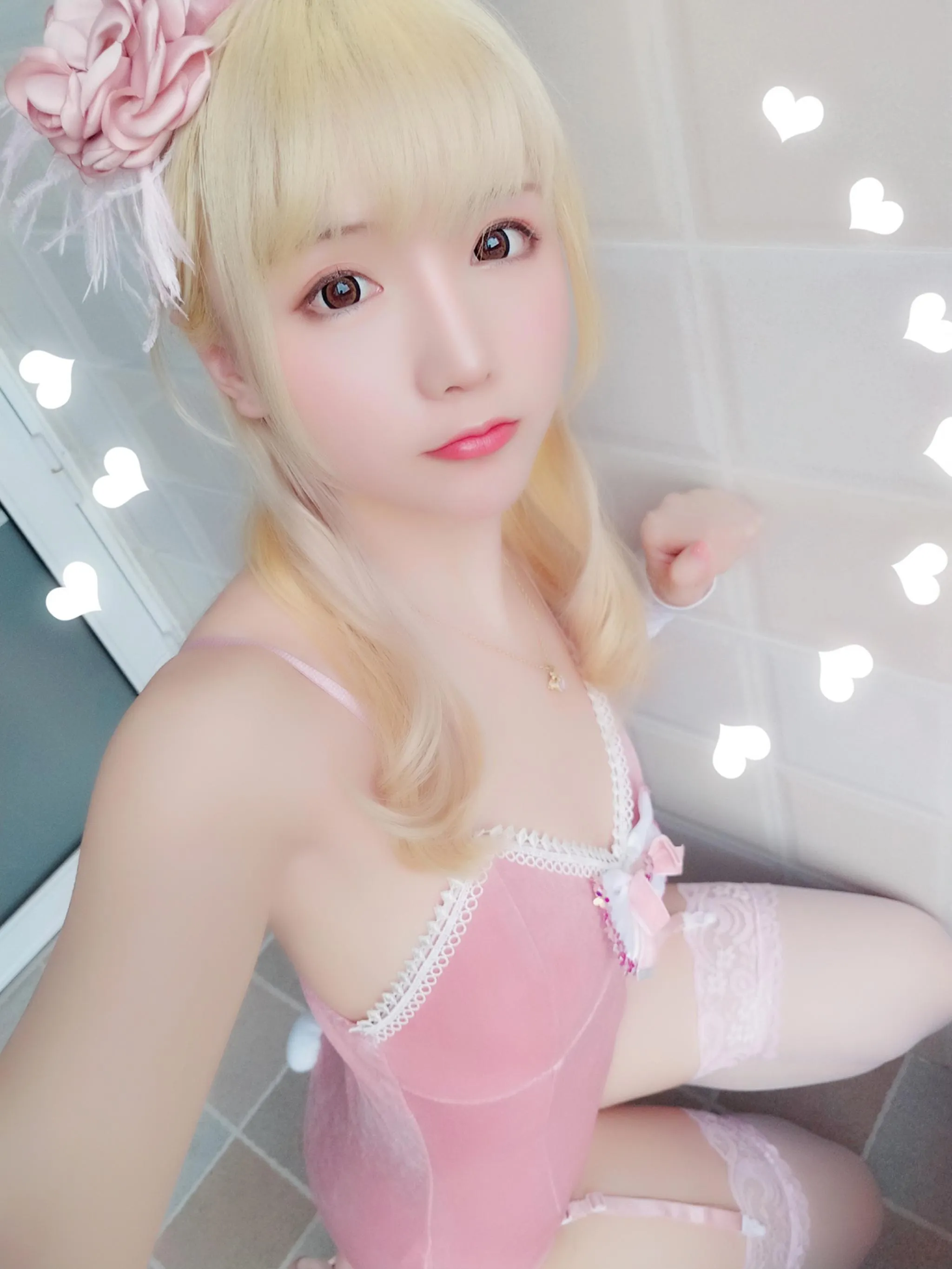 星之迟迟 – VOL.01 粉红泡泡包-PINK兔女郎（31P） [31P]插图6